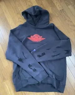 Air Jordan ダメージ加工パーカー L