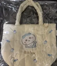 ちいかわベビー　キルティングトートバッグ　ハチワレ