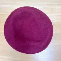 WEGO ベレー帽 バーガンディ レディース 帽子 秋冬 カジュアル