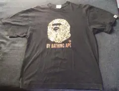 A BATHING APE カモフラ エイプヘッド Tシャツ L