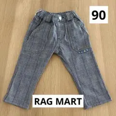 RAG MARTチェック柄パンツ 90cm