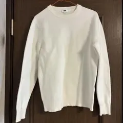 ウォッシャブルストレッチミラノリブクルーネックセーター S