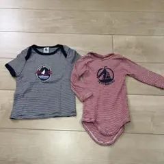 プチバトー6m.24m 2枚セット