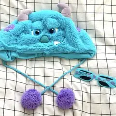 ディズニー　ファンキャップ＆サングラス モンスターズインク　サリー