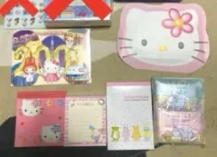 サンリオ　文房具　ハガキ　メモ帳　平成レトロ　レア　ハローキティ　シナモロール