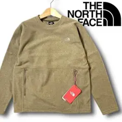 M ノースフェイス ロゴ刺繍 マイクロフリース プルオーバー ミドラー CHH