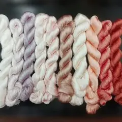 織物、組紐、刺繍手芸用絹糸414