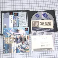 【動作確認済】 PS シムシティ2000 ※帯付き、ハガキ付き