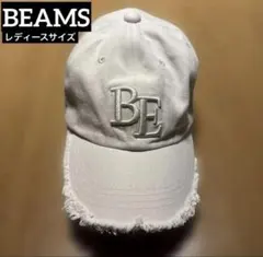 は*な様 レディース BEAMS コットンキャップ ホワイトのサムネイル