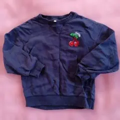 チェリー トレーナー　黒