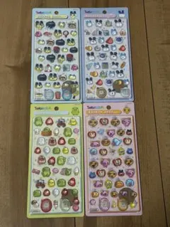 ボンボンドロップ　たまごっち まめっち　めめっち　　くちぱっち　みみっち 4枚