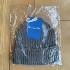【新品未使用品】Columbia コロンビア グレー ニット帽 O/Sサイズ