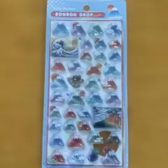 匿名配送　ボンボンドロップシール　和柄　富士山　クーリア　ボンボンドロップ