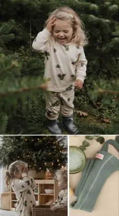 organic zoo pine forest クリスマス　トレーナー