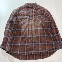 E4 90s Life Tools Check Flannel Shirt