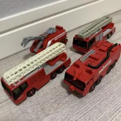 消防車 ミニカー 4台セット