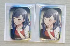白石杏 49B スクエア缶バッジ　2個セット