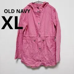 OLD NAVY フード付きピンクマウンテンパーカー 【XL/TG】