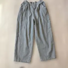 BOYS'R O O M ギンガムチェック ワイドパンツ フリーサイズ