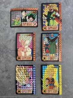 【希少】ドラゴンボールZ 本弾孫悟飯編 カードダス1993-1995年6枚