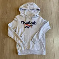 Reebok グレー フード付きパーカー