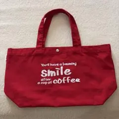 DOUTOR ドトール エコバッグ レッド