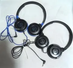 audio-technica ATH-S100 ヘッドホン 2台/耳パッド無しのサムネイル