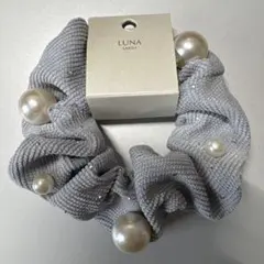 シュシュ　水色