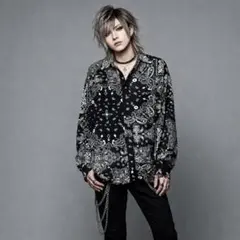 V系 ペイズリー バンダナ柄 オーバーサイズシャツ ヴィジュアル系 ユニセックス
