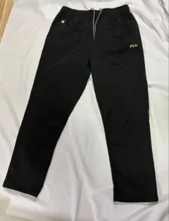 FILA ブラック裏起毛パンツ BIELLA ITALIA