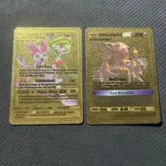 ポケモンカード　 ブラッキー&ダークライgx ニンフィア&サーナイトgx