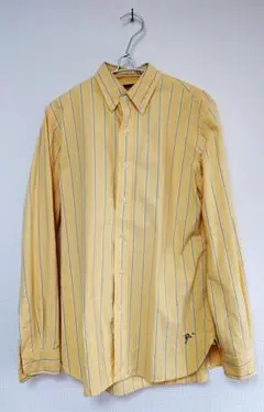 【米国古着】激レア ラルフローレン ラグビー 長袖シャツ 黄色 M ヴィンテージ