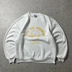 90s USA製 Russell Athletic スウェット 白　L相当