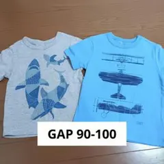 GAP　Tシャツ　半袖　サメ　乗り物　2枚セット　まとめ　双子のサムネイル