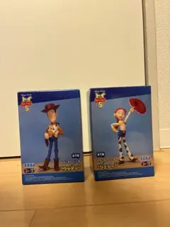 トイストーリー〉リアルサイズトーキングフィギュア ウッディ&ジェシー