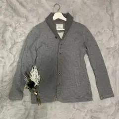 【URBANRESEARCH】スウェットカーディガン　グレー　38　シンプル