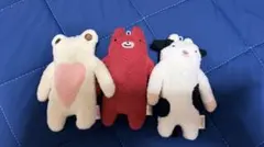SHINADA ぬいぐるみ マスコット 3点セットのサムネイル