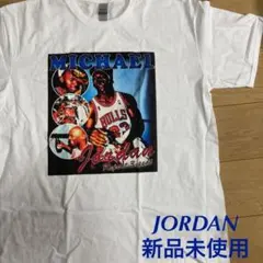 新品未使用送料無料　シカゴブルズ　Ｔシャツ　ホワイト　白ラップT