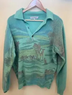 VINTAGE MADE IN ITALY イタリア製 デザインニットのサムネイル