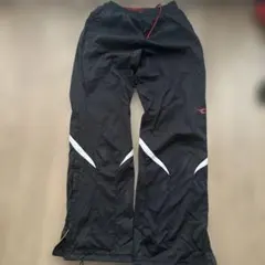 DINDON スポーツパンツ 黒 ジッパー付き