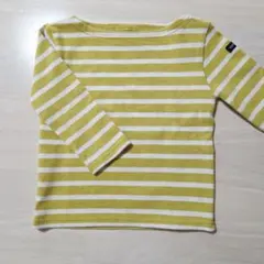 SAINT JAMES イエロー ストライプ 長袖カットソー2A