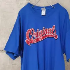 GILDAN 古着 USA オーバーサイズ チームT ロゴ スポーツ