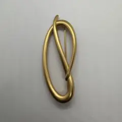 MONET/モネ ゴールドオーバル型ブローチ