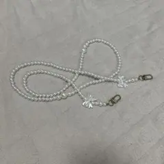 ホワイトパールショルダーストラップ