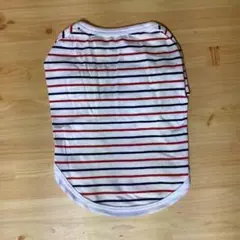 犬服　VERY ベリー　コットンボーダーTシャツ(袖あり)トリコロール3号