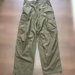 UNIQLO カーゴパンツ カーキ色 ゴム入りウエスト