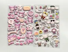 マシュマロシール　立体シール　シール詰め合わせ　おすそ分け　サンリオ　シナモン