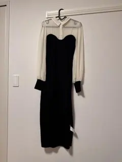 RESEXXY シャツドッキングニットワンピース