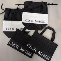CECIL McBEE ショッパーバッグ 4点セット