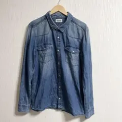 ヒルフィガーデニム　メンズ　デニムシャツ　XL